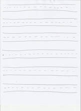 hand drawn lined paper