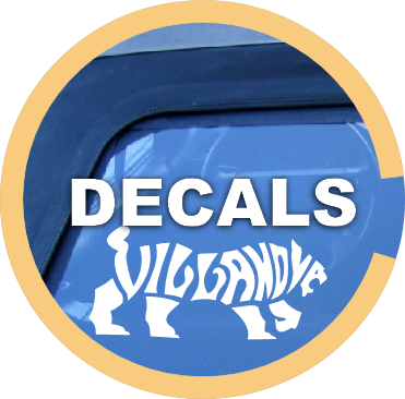 Decal crafts are depicted by a circular thumbnail of a cat decal on the back of a car.